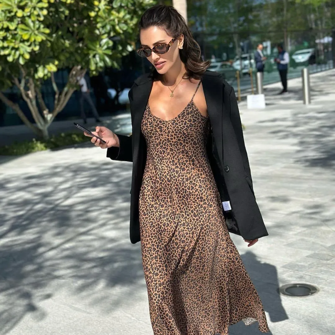 6. Leopard Print Dress